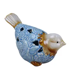 Европа премьер Цвет пара птица Украшения Керамика Craft Орнамент птица миниатюрная фигурка животного подарки украшения дома Интимные