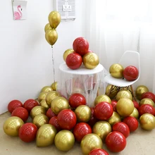 BTRUDI 10pcs Metal balloon 12inch LaTeX balloons red gold Wedding Engagement Birthday Party Valentine's Day Decorative balloon BTRUDI 10pcs Metal balloon 12inch LaTeX balloons red gold Wedding Engagement Birthday Party Valentine's Day Decorative balloon