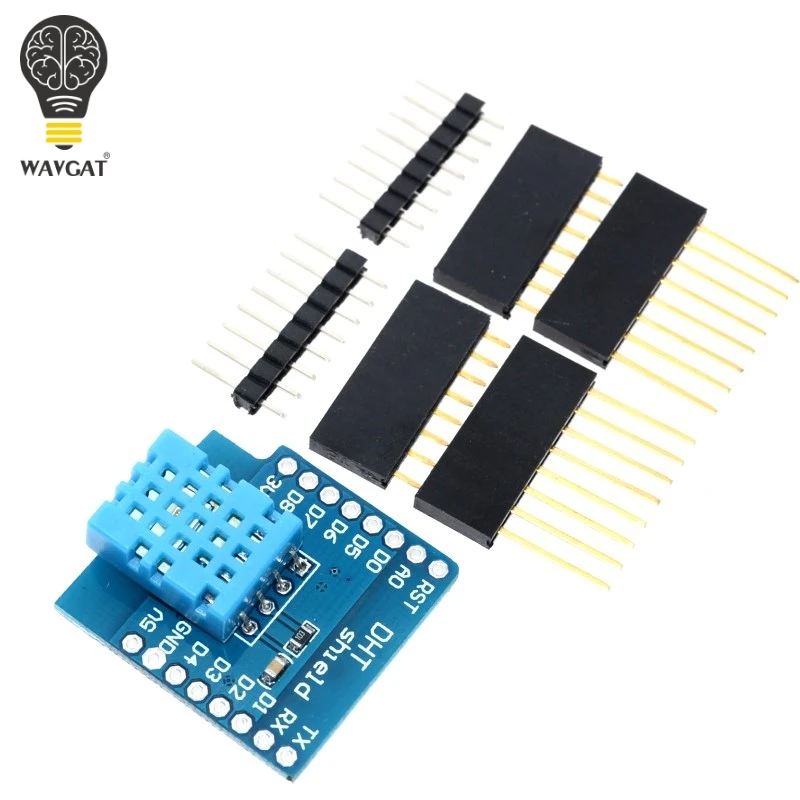 

ESP32 Minikit DHT11 Pro Shield for D1 mini DHT11 Single-bus digital temperature and humidity sensor module sensor WAVGAT