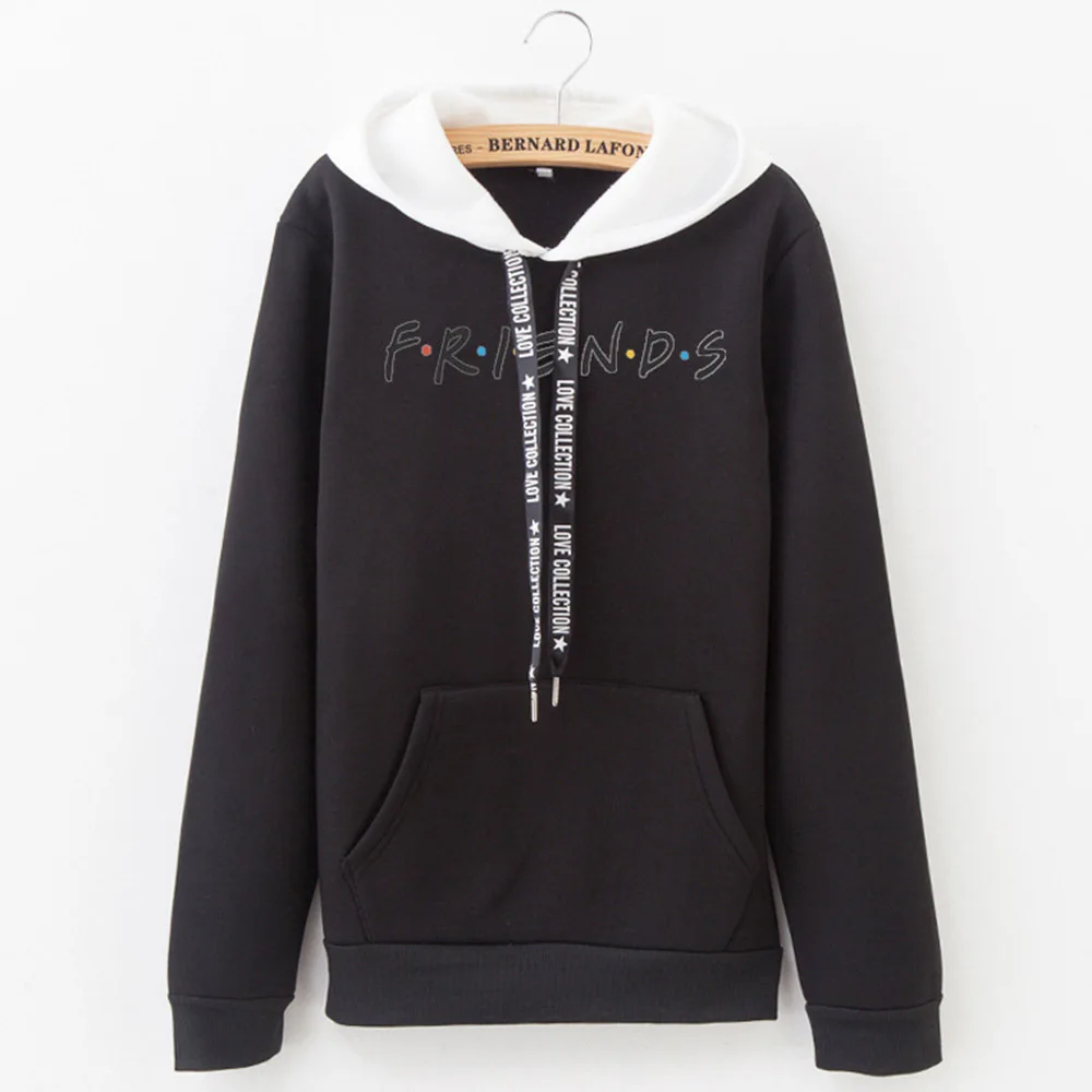 2019 جديد الأصدقاء الطباعة هوديس بلوزات المتناثرة طاقم الرقبة العرق النساء الملابس الأنثوية فضفاضة المرأة أبلى الخريف B0314 2019 جديد الأصدقاء الطباعة هوديس بلوزات المتناثرة طاقم الرقبة العرق النساء الملابس الأنثوية فضفاضة المرأة أبلى الخريف B0314