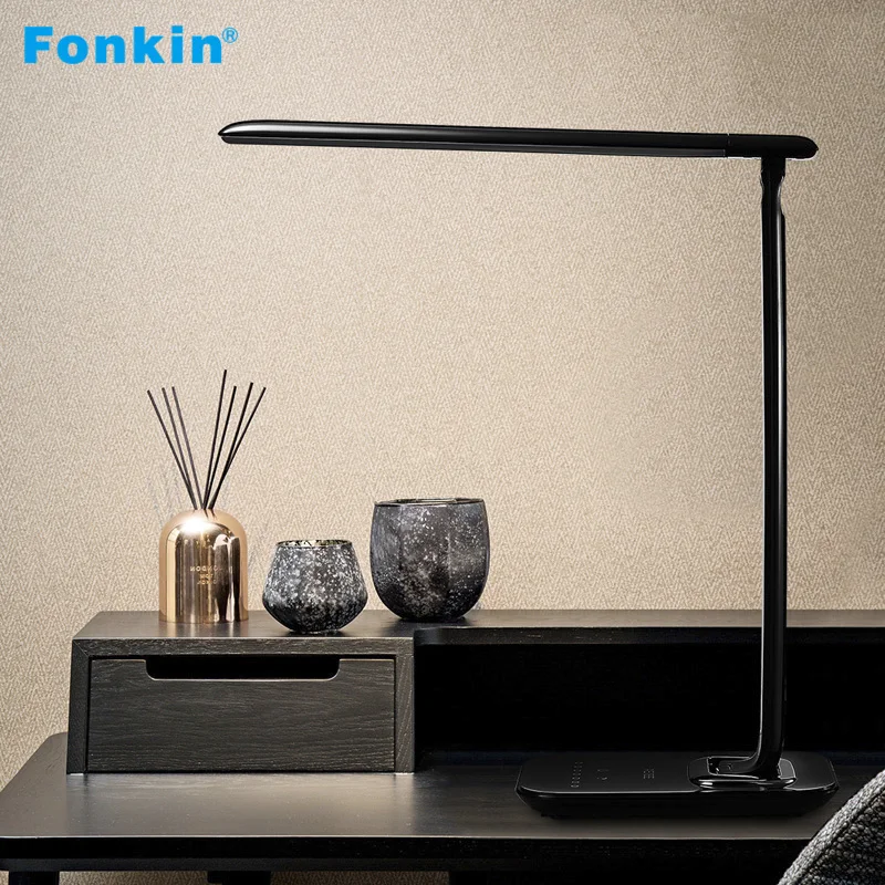 

Fonkin Led Table Lamp For Desktop Reading Study Office Flexo Bright Light Flexible 15W LED Dimmable With Usb Charger Bureaulamp
