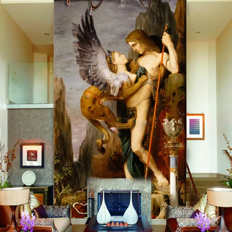 

beibehang mural wallpaper European decoration painting wallpaper of Greek mythology papel de parede para quarto