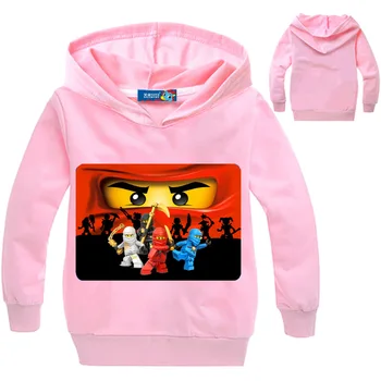 3-14Years Toddler Boy Sweatshirt Toddler Legoes Kids Hoodies Ninjago Shirt Long Sleeve Super Heroes Sweater Jongens Kleding 4