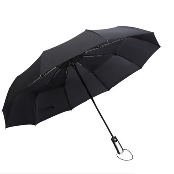 

Wind Resistant Three Folding Automatic Umbrella Rain Women Auto Luxury Big Windproof Umbrellas Frame Windproof Parasol