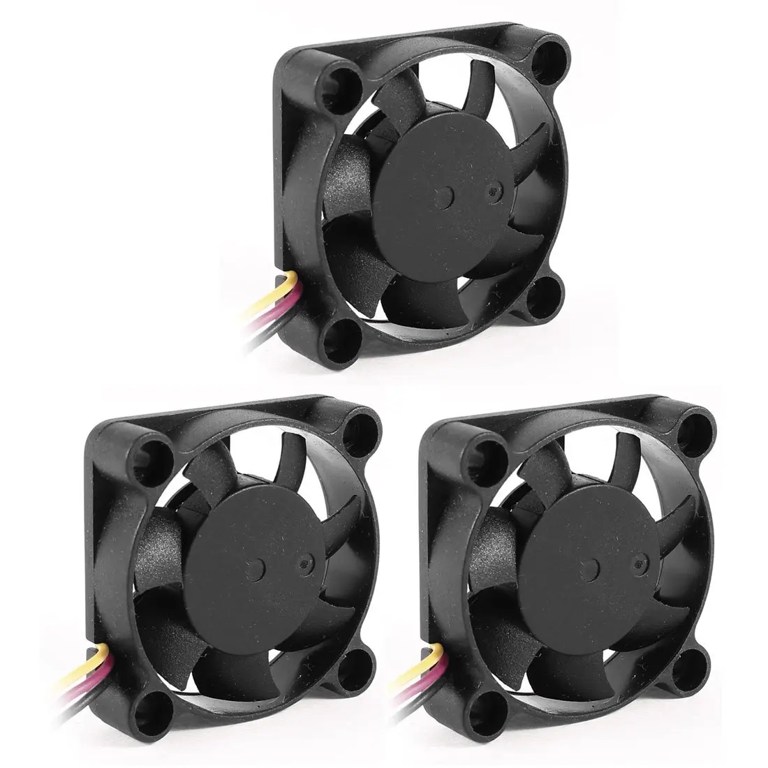 

3 Pcs 40mmx10mm 3P 7 Blades Computer Chipset Cooling Fan DC 12V