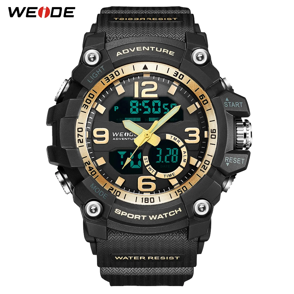 

WEIDE New Arrival Electronic Digital Watch Shock Resistant 50 Meters Waterproof Alarm Fashion Multi-function Wristwatch for Man