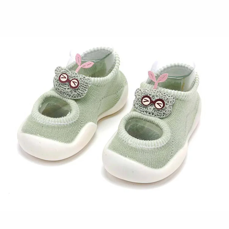 3D весна и осень одиночный водостойкий нескользящий анти-shedting детские носки baby мягкая обувь для малышей Нижняя MM341 - Цвет: Темный хаки