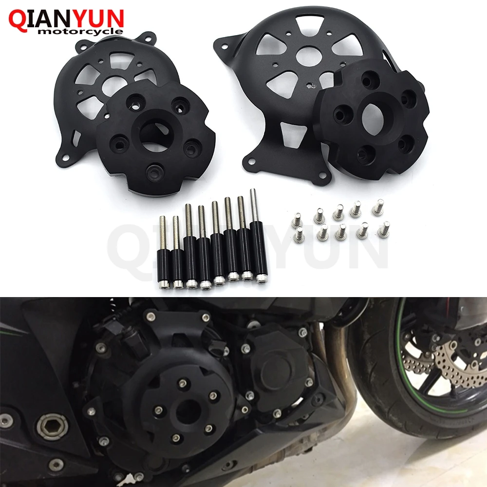 

Motorcycle For Kawasaki Z750 2007-2012 Z800 2013-2016 Engine Stator Cover Engine Guard Protection Side Shield Protector