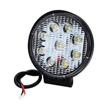 светодиодная балка Isincer 27 Вт 12 В автомобилей светодиодный LED свет offroad Bar 6000 К пятно круглый квадратный Туман лампа для Jeep Offroad средства вездеходы грузовик