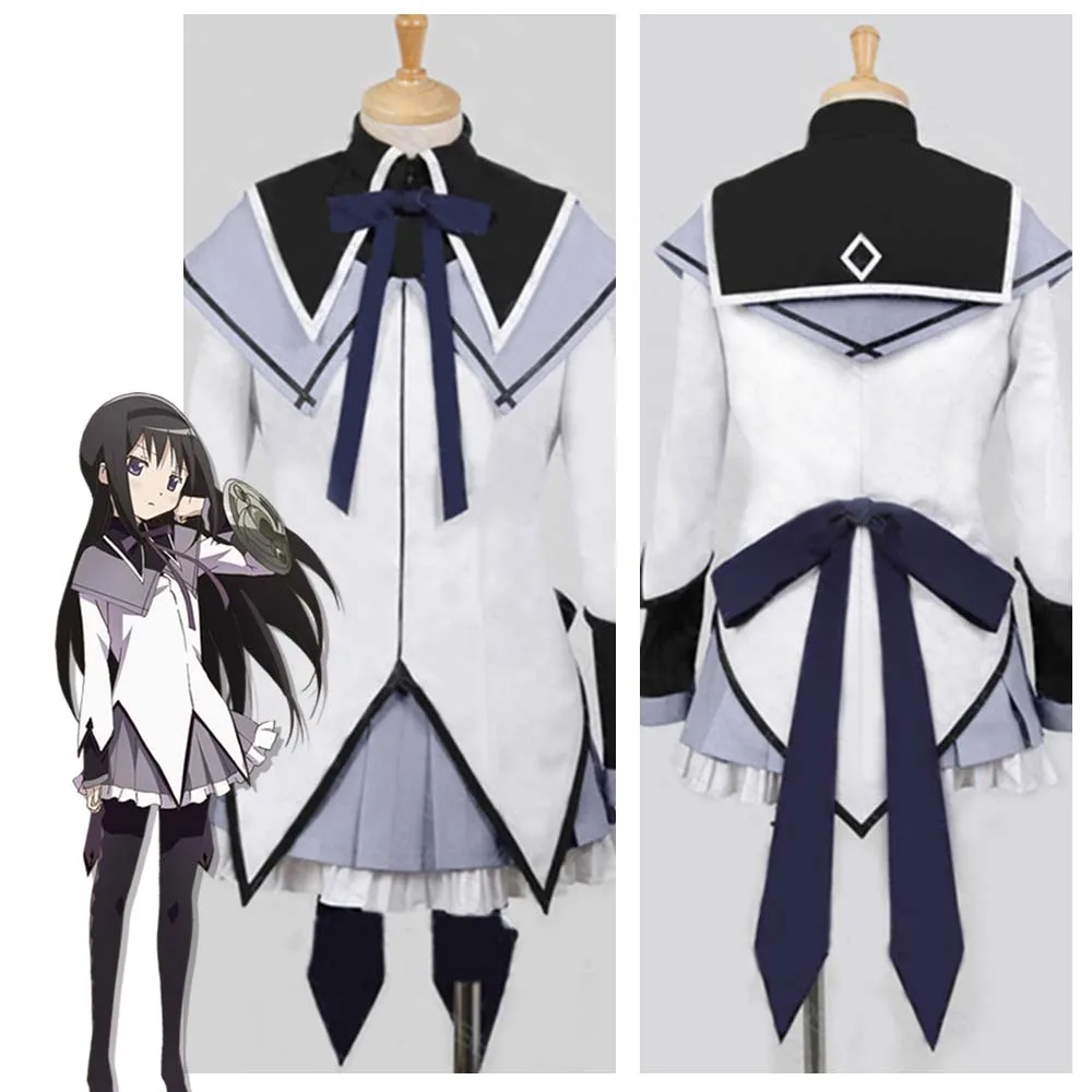 Akemi Homura Puella Magi Madoka Magica Magical Girl of Magus cosplay kostüm