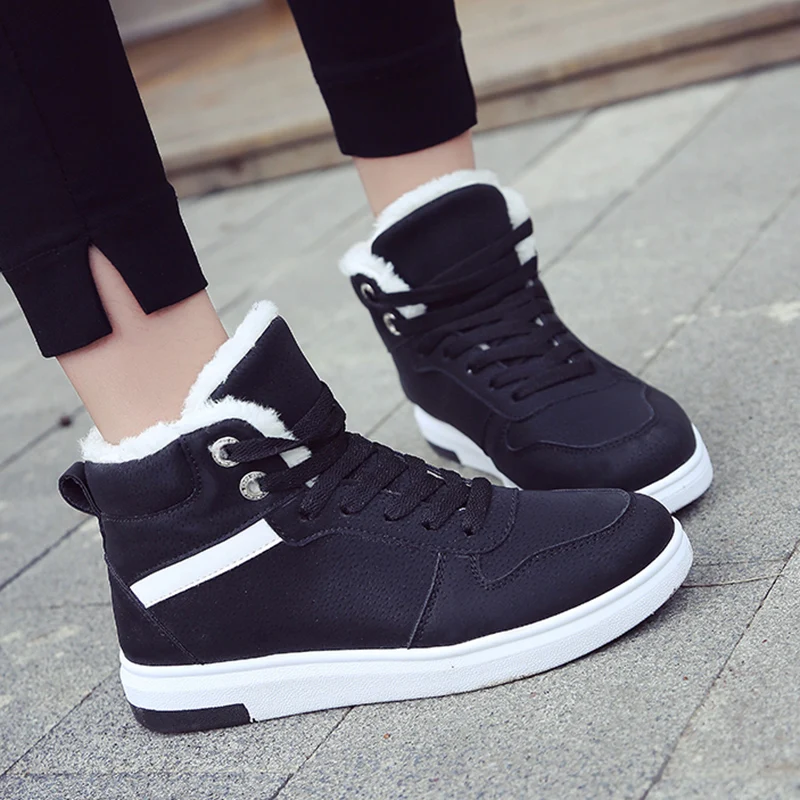 

Women Boots Winter Shoes Warm Platform Snow Ankle Boots Women Casual Shoes Round Toe Sneakers 2018 Female Botas Mujer