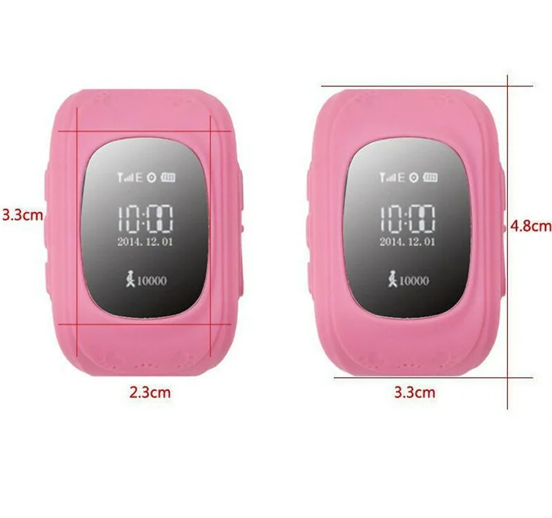 Spy GSM Smart Phone Watch Children Kid Wristwatch Q50 GPS Locator Tracker Bracelet Child Anti-Lost Smartwatch For Apple Android