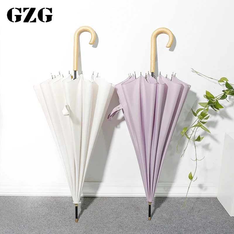 

Japanese Art Small Fresh Long Handle Umbrellas Female Sunny and Rainy Dual-use Creative Straight Umbrella Anti-wind Students YS5