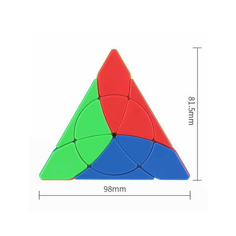 YongJun neo Цветочная Пирамида скорость магический куб головоломка странная форма Cubo Magico Профессиональный Многоцветный детский подарок для игрушек