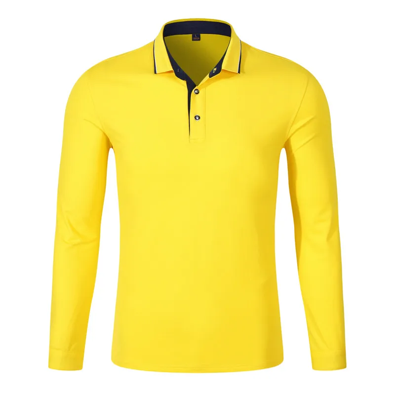 custom logo long sleeve polo shirt (13)