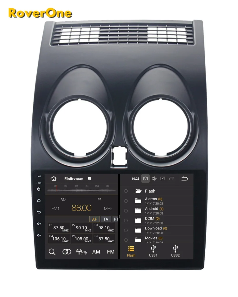 Cheap RoverOne Car Multimedia System For Nissan Qashqai 2008 - 2014 Android 9.0 Octa Core Radio GPS Navigation Media Player PhoneLink 17