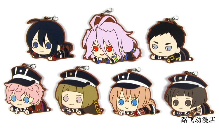 

Touken Ranbu Online Original Japanese anime figure rubber Silicone sweet smell mobile phone charms key/chain/strap
