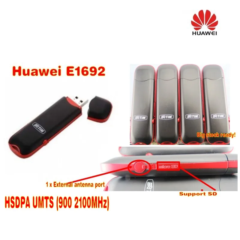 Фирменная Новинка разблокировать HSDPA 7.2 Мбит/с Huawei e1692 3G USB модем, 3G USB Данные Карты