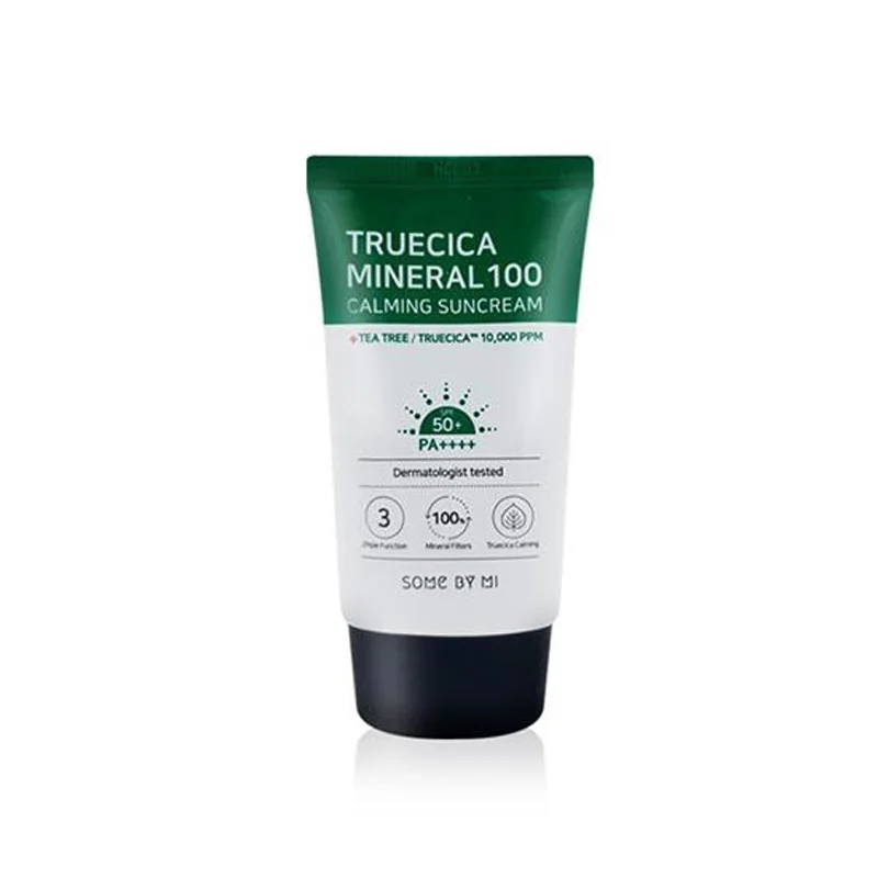 SOME BY mi True Cica mi neral 100 Cal mi ng солнцезащитный крем SPF50+ PA+++ УФ солнцезащитный крем для лица