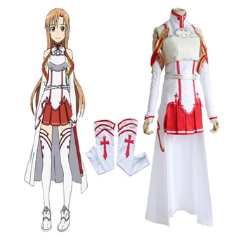 

Sword Art Online cosplay Role Playing Sword Artesian Asuna Battle Suit Halloween Show Suit Men and Women Applicable