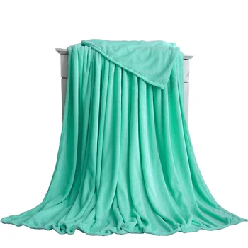 

Super Soft Portable Flannel Blankets 19 Color Coral Fleece Summer Throw Winter Bed Sheet Sofa Cover Plaid Blankets On The Bed