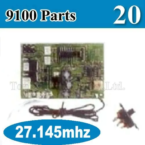 

Free shipping for rc toys RC helicopter plane parts Double Horse Shuangma SM DH 9100-20 receiver receiving board PCB (27MHZ)