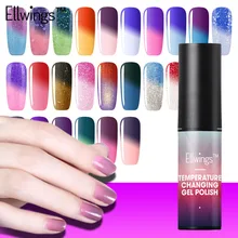 Ellwings 29 Colour Chameleon Temperature Change Gel Varnish UV Lamp Nail High Quality Gel Polish Colorful Gel Nail Polish