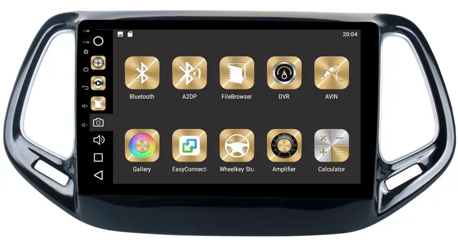 Cheap 4GB Ram 8-Core 32GB Flash 9inch Android 9.0 Car Dvd Gps For Jeep Compass 2017  Car Pc Multimedia Audio Radio Stereo Head Unit 4