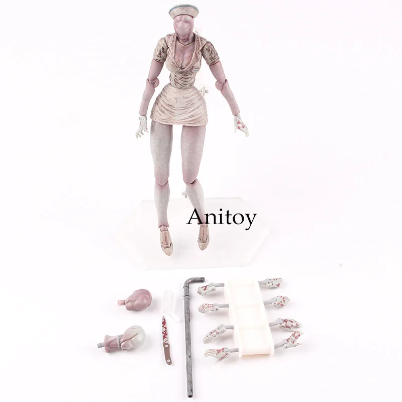 

Figma Action Figure Series Silent Hill 2 SP-061 Bubble Head Max Factory X Masaki Apsy PVC Action Figure Collectible Model Toys