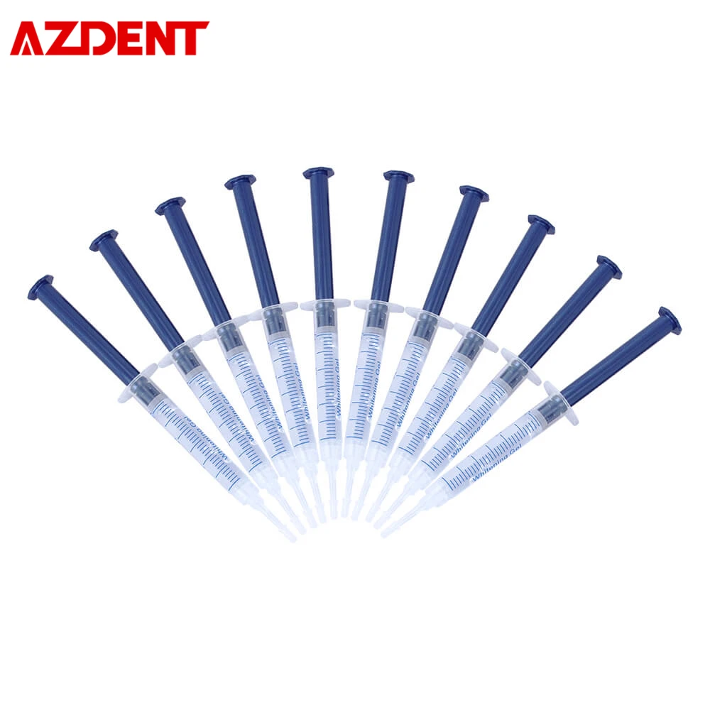 

AZDENT Safe Home Use Teeth Whitening Gels Carbamide Peroxide Cold Light Lamp Tooth Whitener Gel Teeth Whitening Dental Whitener