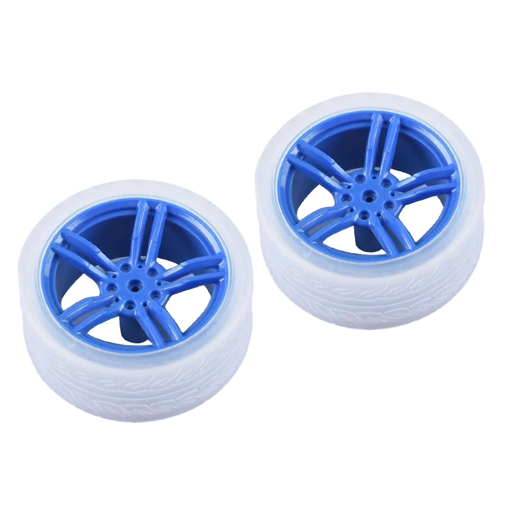 DIY Rubber Plastic Motor Wheel Tyre Tire For Smart Robot Car wheels