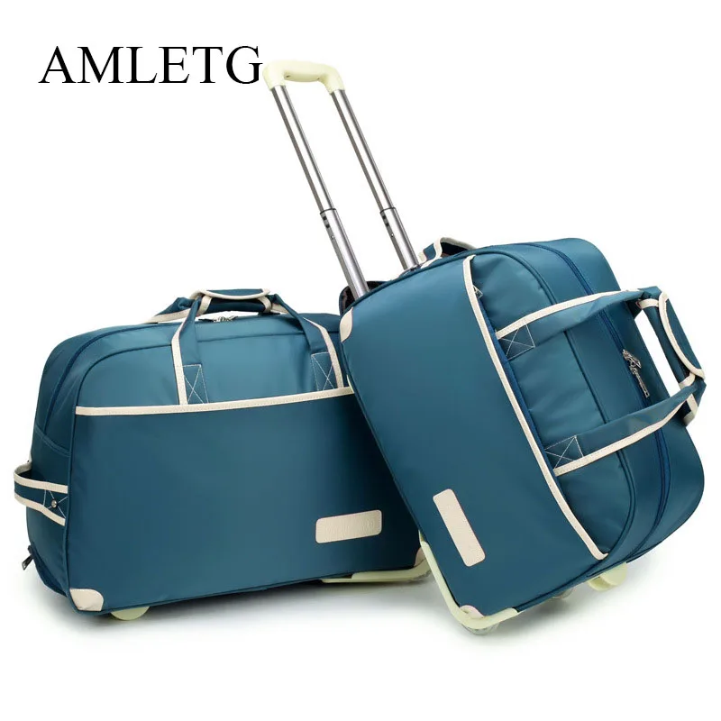 Rolling Suitcase Fashion Waterproof Luggage Bag Thickening Rolling Luggage Trolley Case Luggage Lady Travel Luggage with Wheels