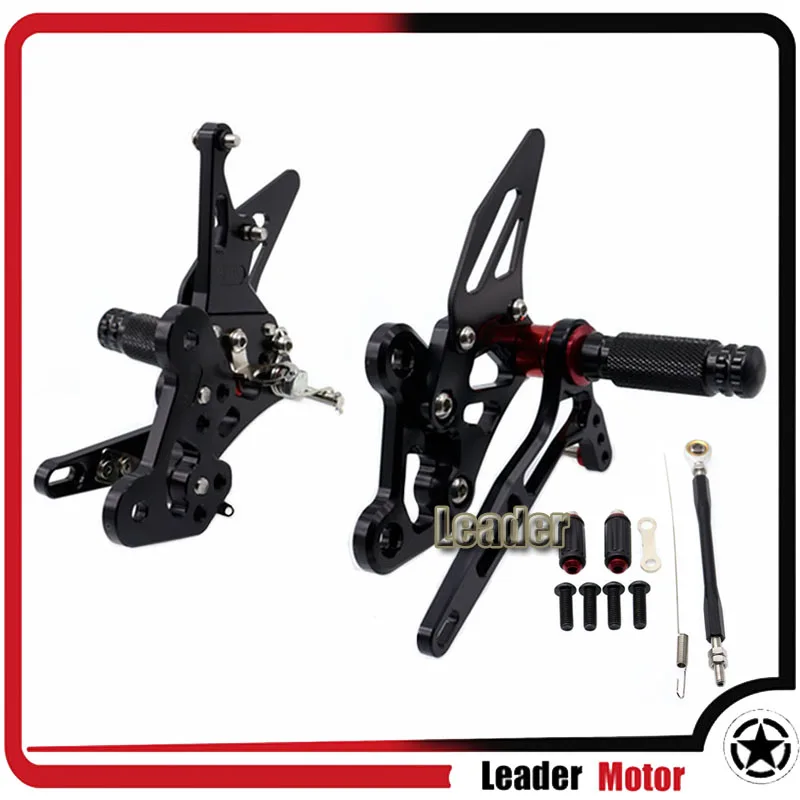 For SUZUKI GSX-S750 GSX-S 750 GSX S750 2016 2017 Motorcycle Accessories Rearset Rear Foot pegs Set цена For SUZUKI GSX-S750 GSX-S 750 GSX S750 2016 2017 Motorcycle Accessories Rearset Rear Foot pegs Set цены онлайн