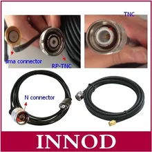 6 шт./лот 8 м Uhf rfid считыватель/антенный кабель RP-TNC штекер SMA или n-тип Мужской Разъем