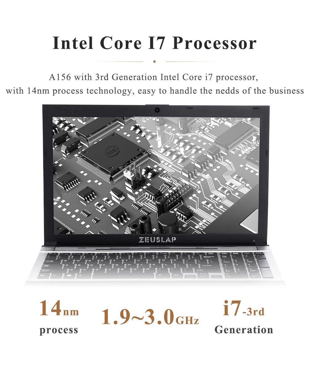 15,6 дюймов intel dual core i7 8 Гб ОЗУ 512 ГБ SSD 1 ТБ HDD 1920x1080P DVD Rom wifi bluetooth Windows 10 ноутбук ПК компьютер Ноутбук