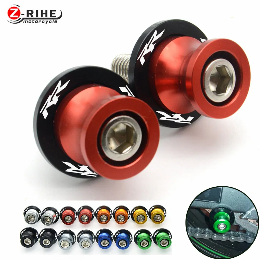 

For M8 with LOGO CNC Motorcycle stand screws Swingarm Spools slider Universal For Honda CBR 600 900 954 1000 RR hornet 600