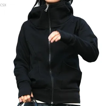 

MwOiiOwM Korea Long Sleeve Short Cotton Blends Women's Hoodie Coat Outerwear Wholesale Black, Gray, Dark Blue, Green 50