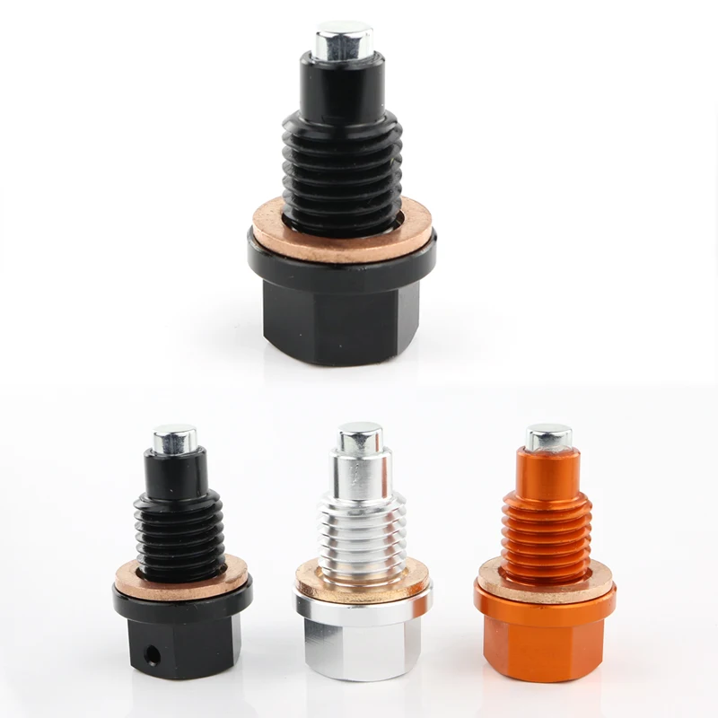 

Billet Aluminum Magnetic Oil Drain Plug Bolt M12x1.5 For KTM 250 350 450SXF 250 350 500EXCF 250 400 450 520 525 530 EXC Racing