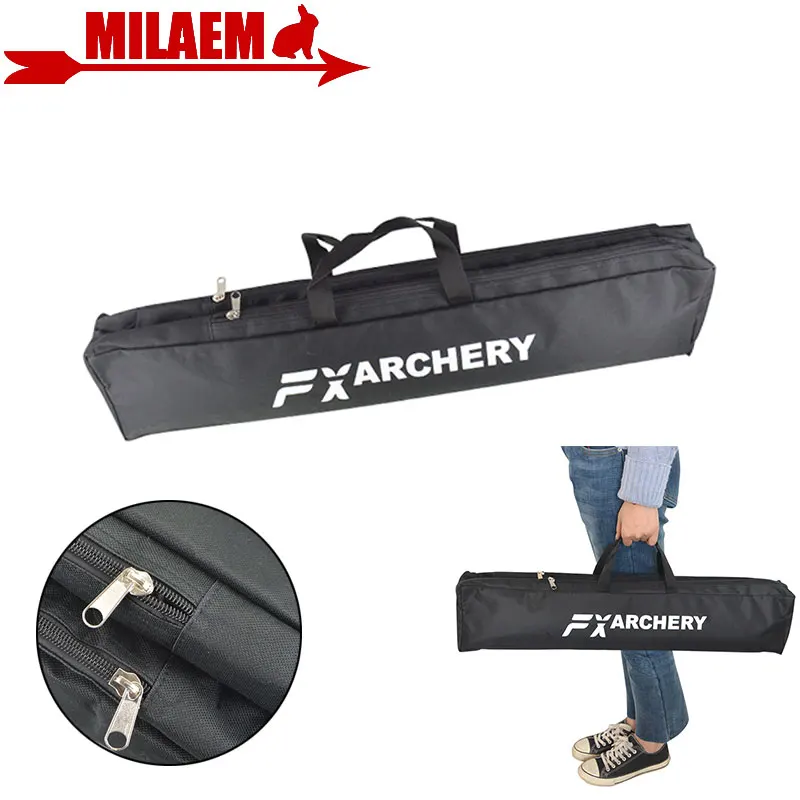 

1pc Archery Recurve Bow Longbow Canvas Bow Bag Double Layer Portable Protector Waterproof Handbag Hunting Shooting Accessories