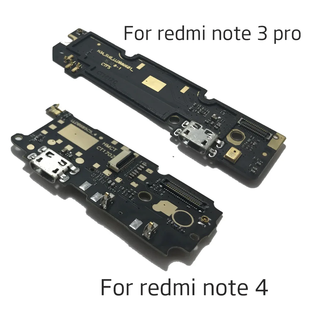 OEM для Xiaomi Redmi Note 2 3 микрофон для компьютера зарядка через usb Нижняя плата Flex кабель Разъем для 4 4X 5A 5 Pro замена