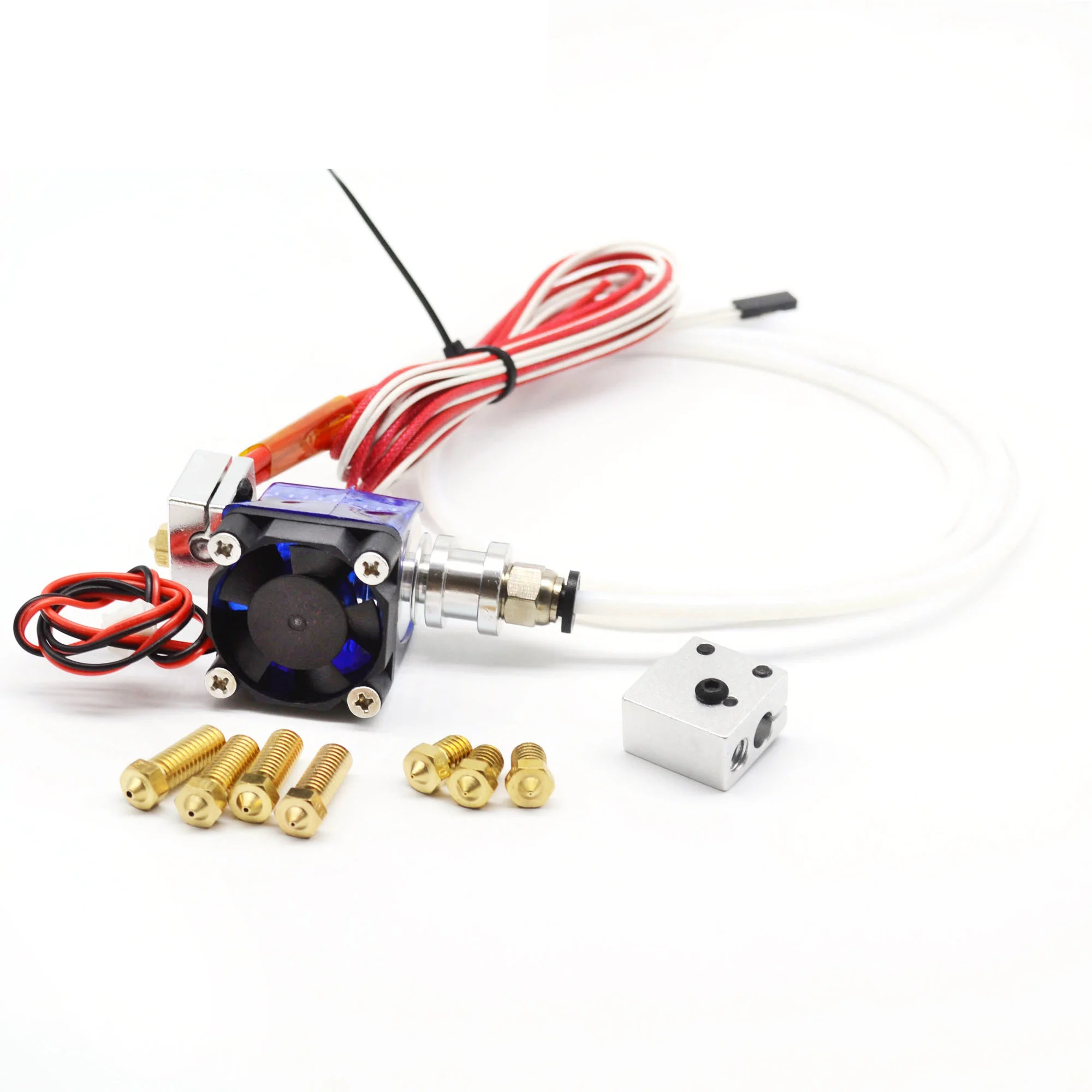 Вентилятор для охлаждения V6 J head Hotend с вентилятором 1 75/3 мм 12 В bowden 75 0 2/0 3/0 4/0 5