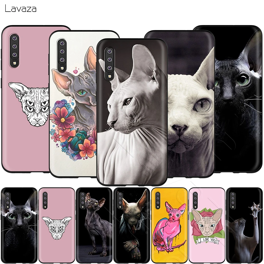 

Lavaza Sphynx Sphinx Cat Case for Samsung Galaxy S6 S7 Edge J6 S8 S9 S10 Plus A3 A5 A6 A7 A8 A9 Note 8 9