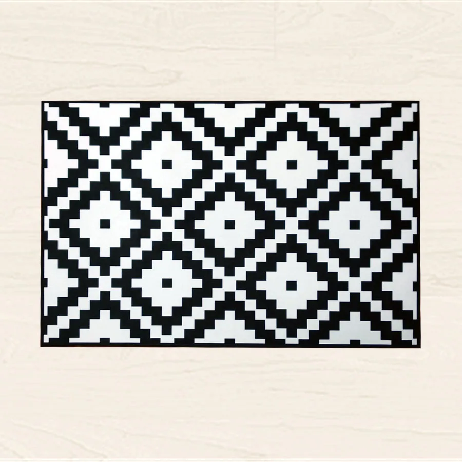 

Nordic geometric rug black and white striped carpet kitchen rug doormat modern rugs for living room home decoration accessories