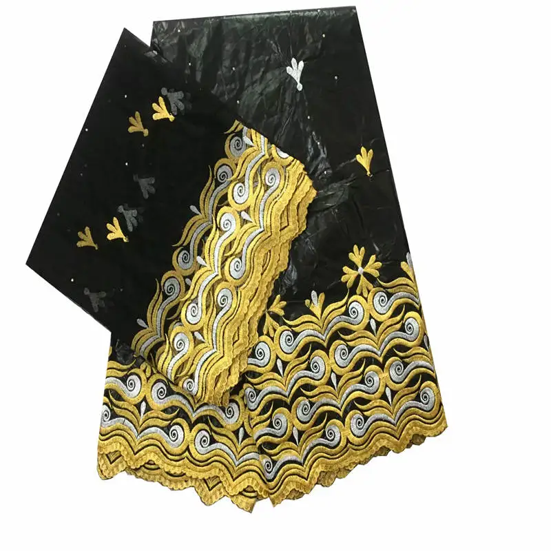 

WX!African Lace Fabric Bazin Riche Fabric 2019 New Design Embroidered Bazin Riche With Tulle Lace African Lace ! J71035