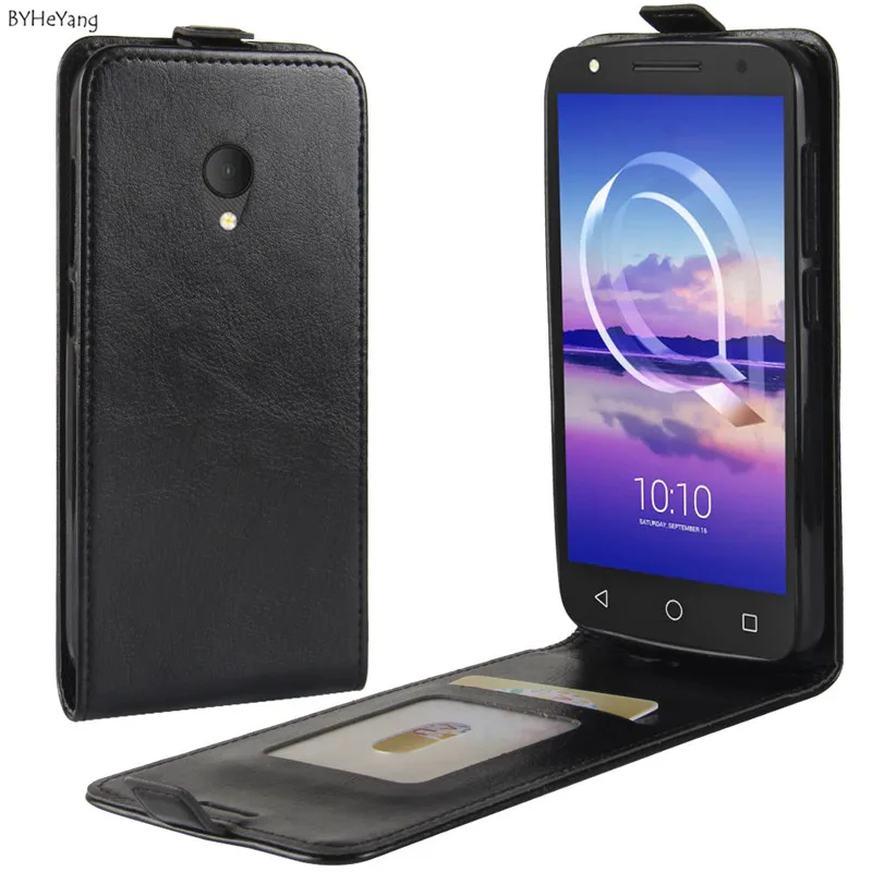 BYHeYang флип-чехол для Alcatel U5 4G 5044 5044D 5044Y 5 0 дюймов чехлы из искусственной кожи чехол