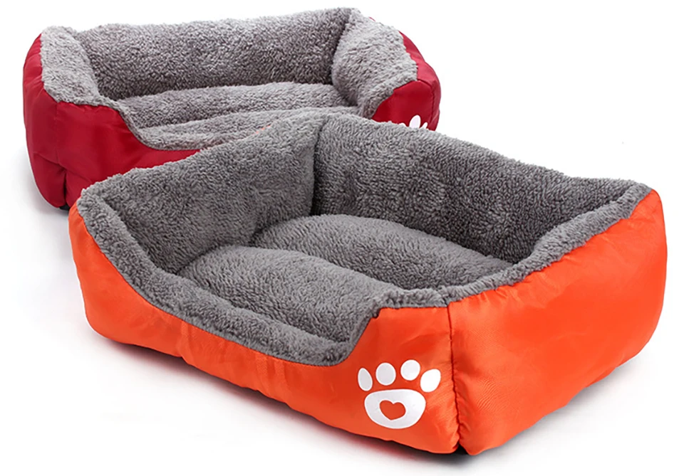 HE кровать для питомца собаки согревающая собачий дом мягкий материал гнездо корзины для собак осень и зима теплый питомник для кошки щенка