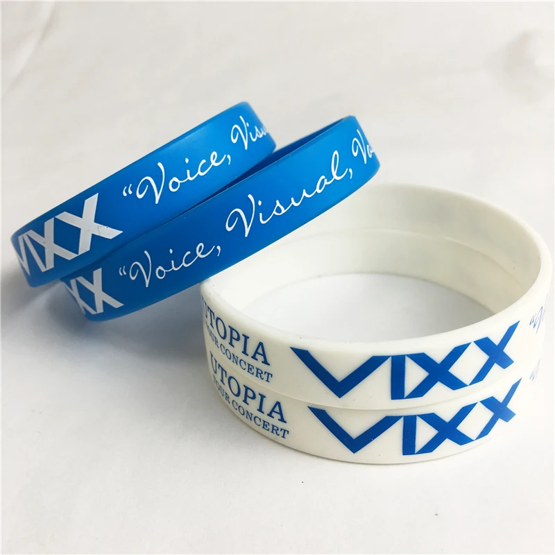 Корея KPOP VIXX логотип спорт силиконовые браслеты для женщин мужчин Симпатичный