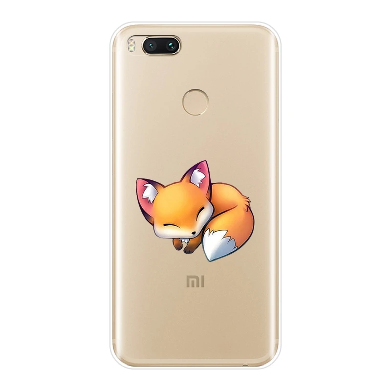 Чехол для телефона чехол для Xiaomi mi 5 5C 5S 5X6 6X Plus 8 SE Мягкий силиконовый чехол Kawaii Fox для Xiaomi mi A1 A2 Lite mi 5 mi 6 mi 8