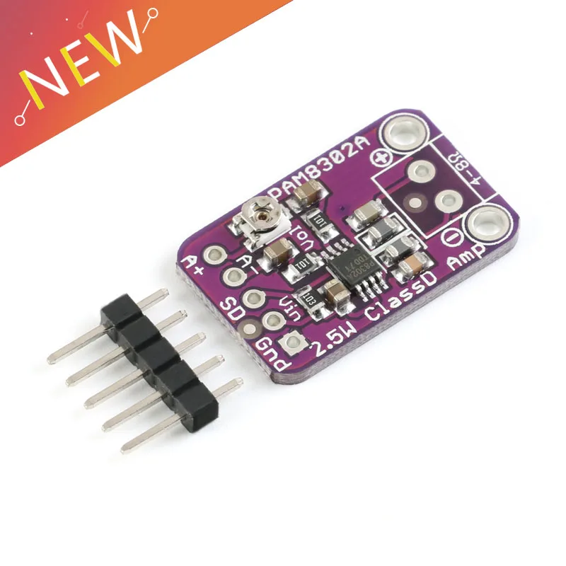 

CJMCU-832 PAM8302 2,5 W, одноканальная, класс D, модуль усилителя мощности звука PAM8302A, макетная плата