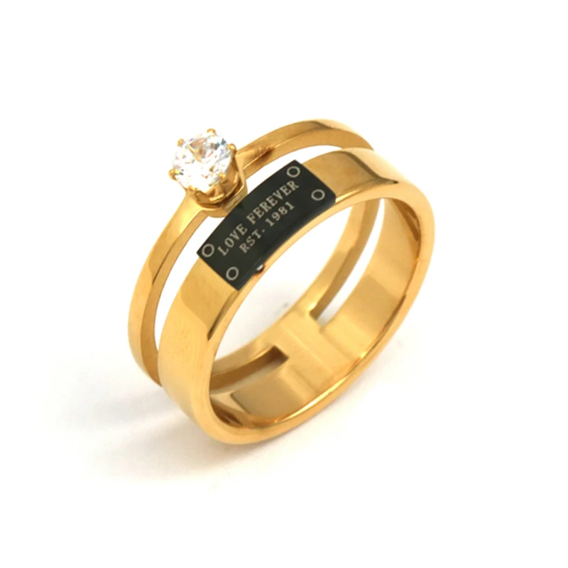 PZ Нержавеющая сталь ювелирные изделия Свадебные кольца для мужчин и женщин кольцо для пары Нержавеющая сталь для годовщины помолвки ювелирные изделия